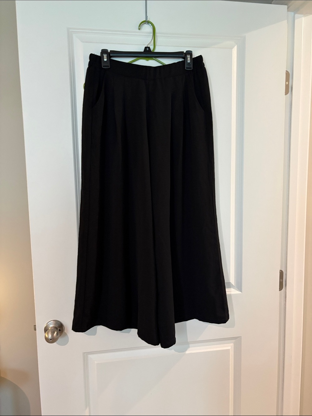 Women’s Black Midi Skirt - Classic A-Line